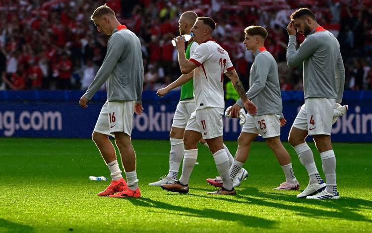 Polandia Jadi Tim Pertama yang Tersingkir dari Piala Eropa 2024