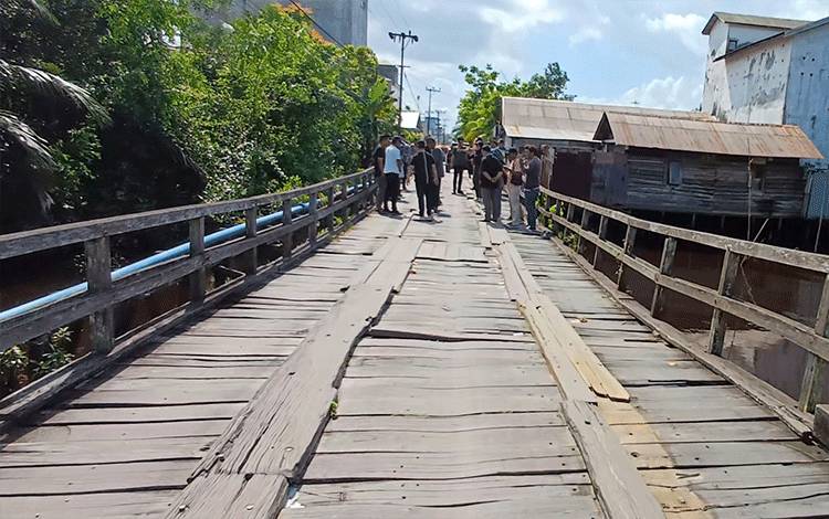 Jembatan Sapihan Besar di Kotim Puluhan Tahun Tak Direhabilitasi