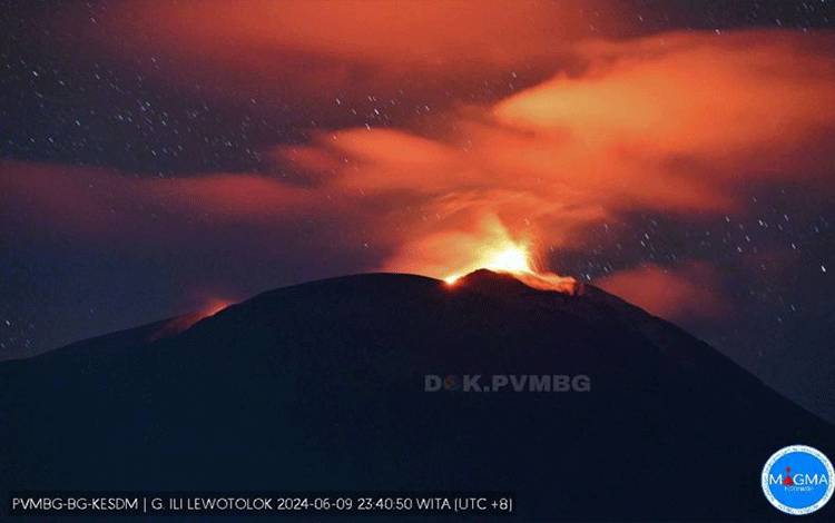 Gunung Ili Lewotolok Kini Berstatus Waspada