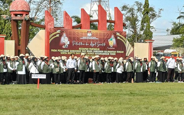 KPU Kotim Melantik 1.100 Pantarlih untuk Pilkada 2024