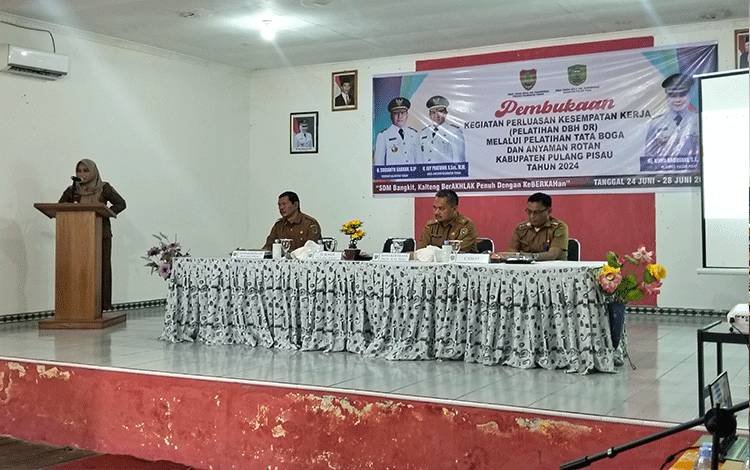 Pj Bupati Pulang Pisau Hadiri Pelatihan Perluasan Kesempatan Kerja