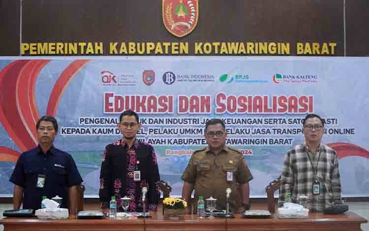 OJK Kalteng Edukasi Kaum Difabel, Pelaku UMKM dan Transportasi Online di Kobar