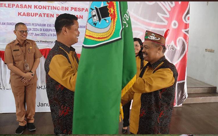 Pj Bupati Seruyan Berangkatkan Kontingen Pesparawi untuk Berlaga di Tingkat Provinsi
