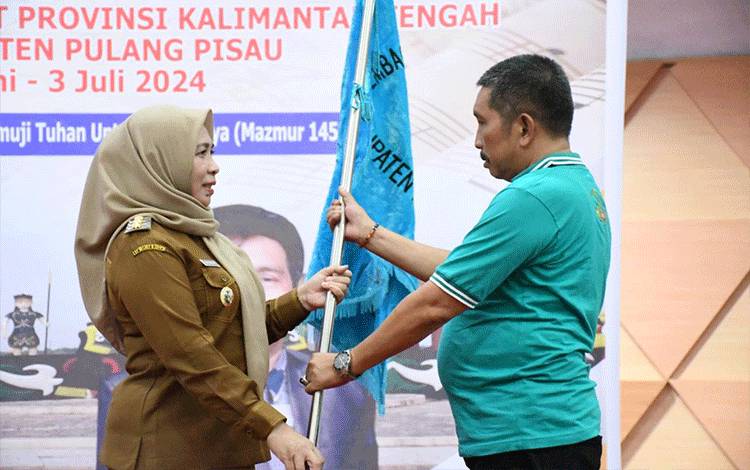 Pj Bupati Pulang Pisau Minta Kontingen Pesparawi Berikan Penampilan Terbaik