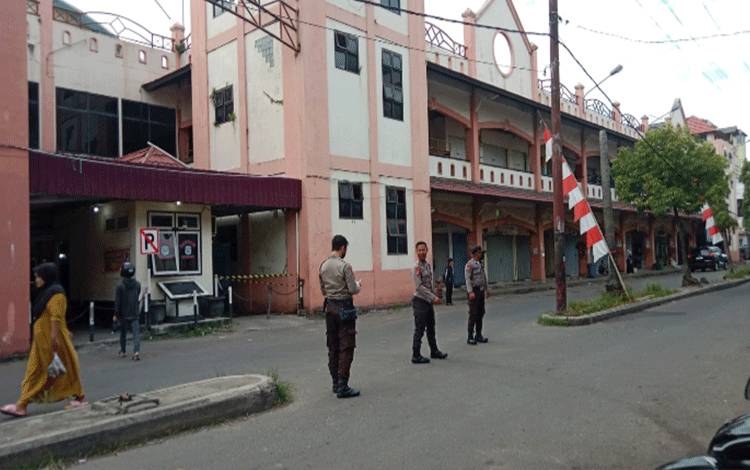 Jelang Kedatangan Presiden RI Sejumlah Titik Jalan di Sampit Dijaga Aparat