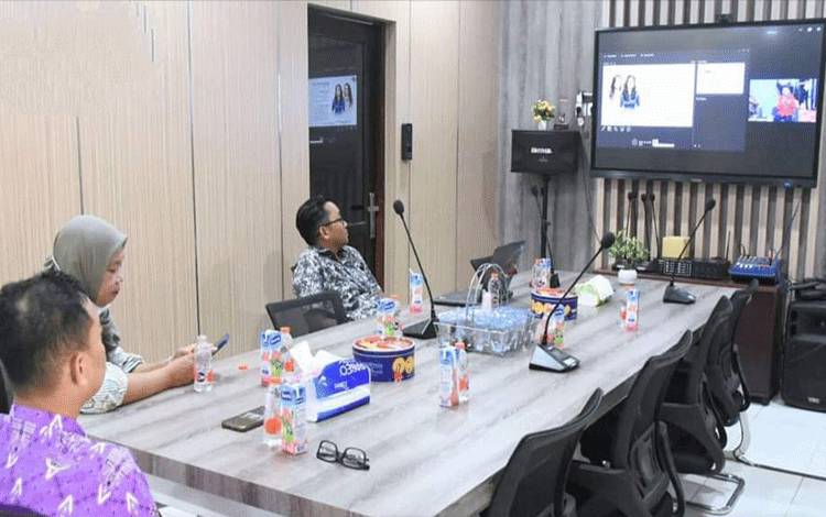 Pemkab Barito Utara Zoom Meeting Sosialisasi Program APKASI Kerjasama TV One