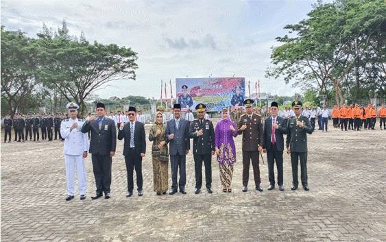 Pj Bupati Seruyan Hadiri Upacara HUT ke-78 Bhayangkara