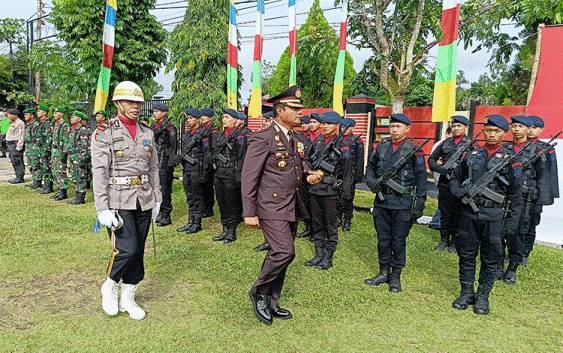 Polres Barito Timur Gelar Upacara dan Syukuran Hari Bhayangkara ke-78