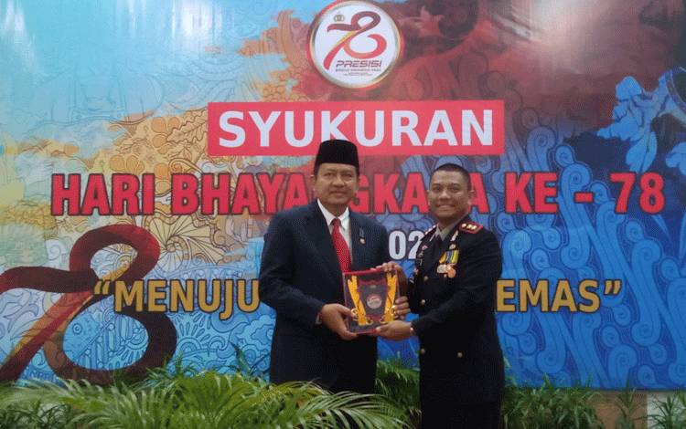 Ini Yang Disampaikan Pj Bupati Kobar dalam Syukuran HUT Bhayangkara ke-78