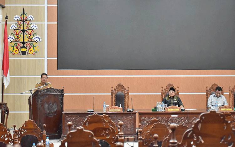 Pj Bupati Kapuas Sampaikan Jawaban atas Pemandangan Umum Fraksi DPRD?