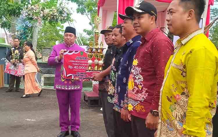 Pemkab Sukamara Umumkan Pemenang Lomba Desa dan Kelurahan