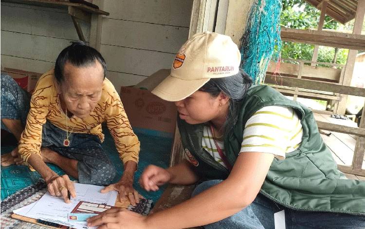 Nenek Berusia 104 Tahun di Gunung Mas Sudah Dicoklit
