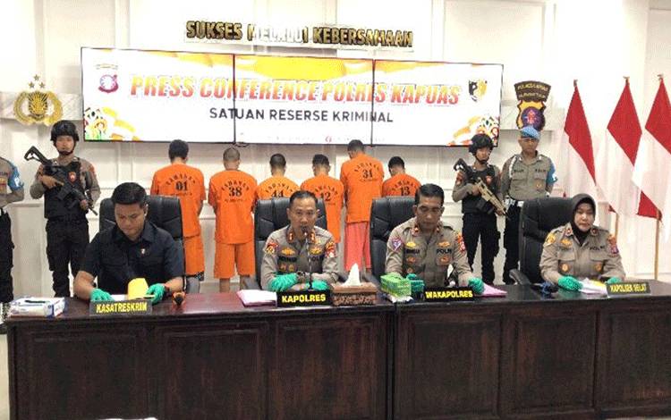 Satreskrim Polres Kapuas Ungkap Enam Kasus Menonjol, ini Dia....
