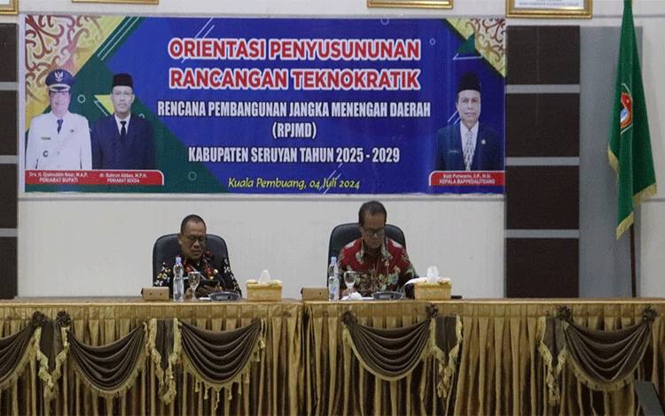 Pemkab Seruyan Gelar Rapat Orientasi Penyusunan Rancangan Teknokratik RPJMD