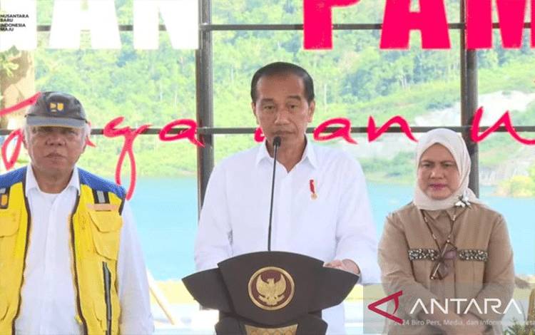Presiden Resmikan Bendungan Pamukkulu Sulsel yang Dibangun Sejak 2017