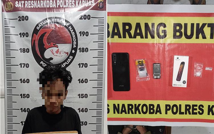 Miliki 2 Gram Sabu, Pemuda di Kapuas oni Diciduk Polisi