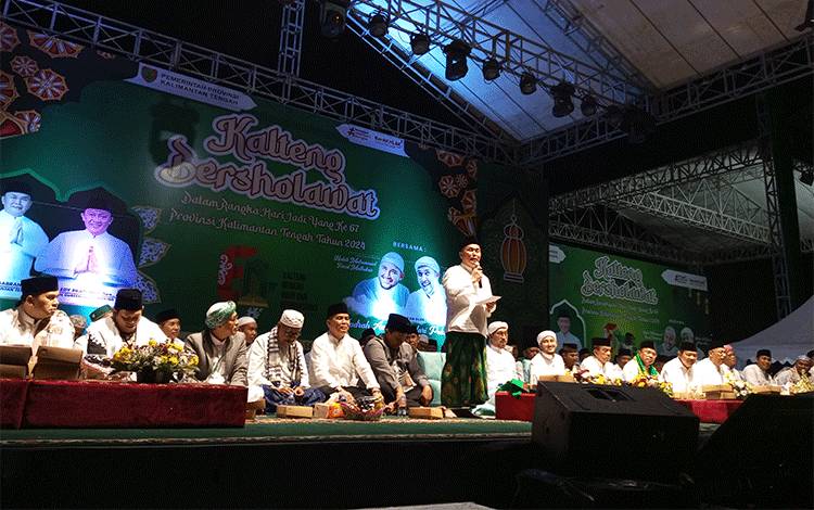 Kalteng Bersholawat Digelar Dalam Rangka HUT ke-67 Kalteng