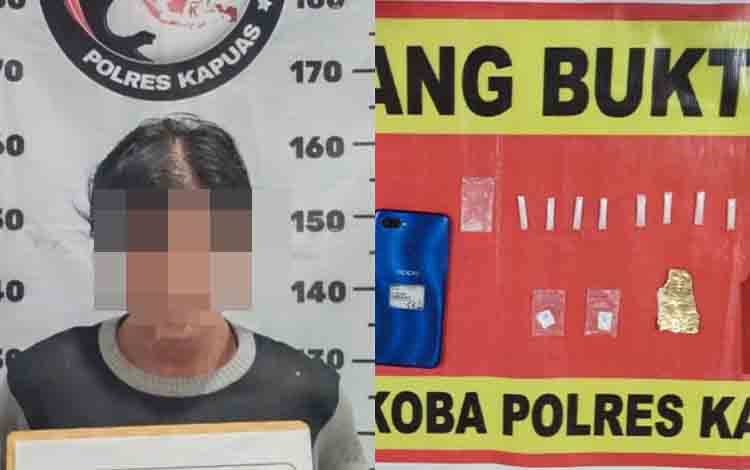 Kedapatan Bawa 10 Paket Sabu, Pria Ini Ditangkap Satresnarkoba Polres Kapuas di Depan RSUD