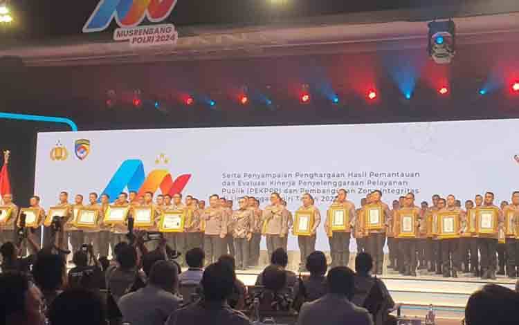 Polres Barito Timur Raih Penghargaan Wilayah Bebas Korupsi