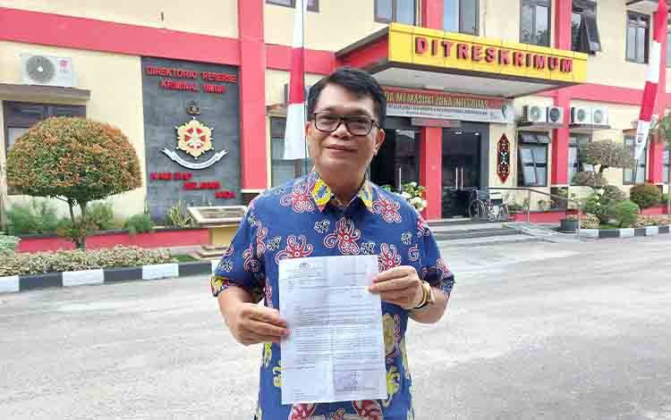 Pertanyakan Perkembangan Penyelidikan, Sriosako Datangi Ditreskrimum Polda Kalteng?