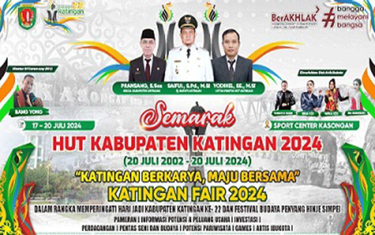 Pemkab Katingaan Gelar Sejumlah Kegiatan di Hari Jadi ke-22