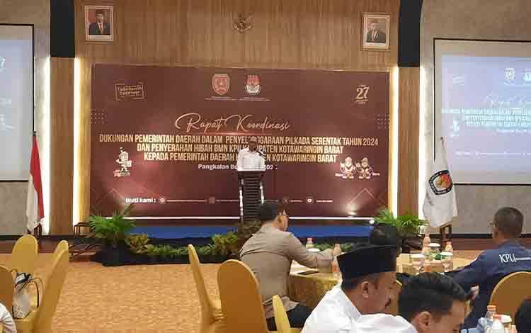 Dukung Suksesnya Pilkada 2024, Pemkab Kobar Fasilitasi Sekretariat PPK dan PPS Gunakan Aset Pemda