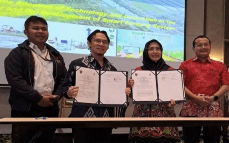 DTPHP Kalteng-BRIN Kolaborasi Kembangkan Sistem Pertanian Cerdas