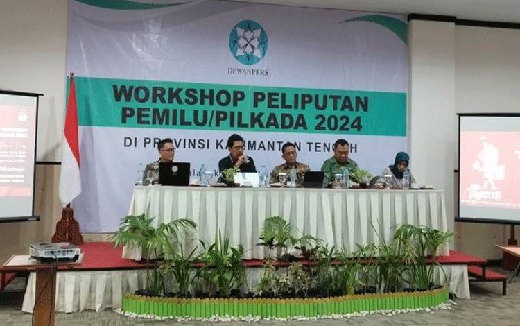 Gelar Workshop di Palangka Raya, Dewan Pers: Perkuat Media Sukseskan Pilkada 2024