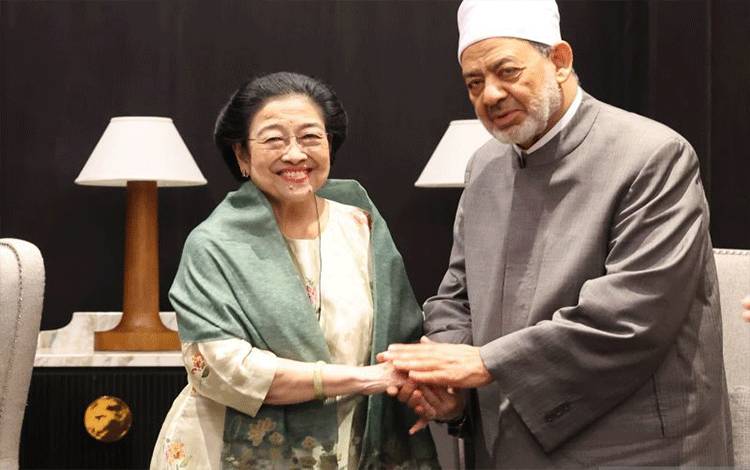Megawati Berdialog Hangat dengan Imam Besar Al Azhar Ahmed El-Tayeb