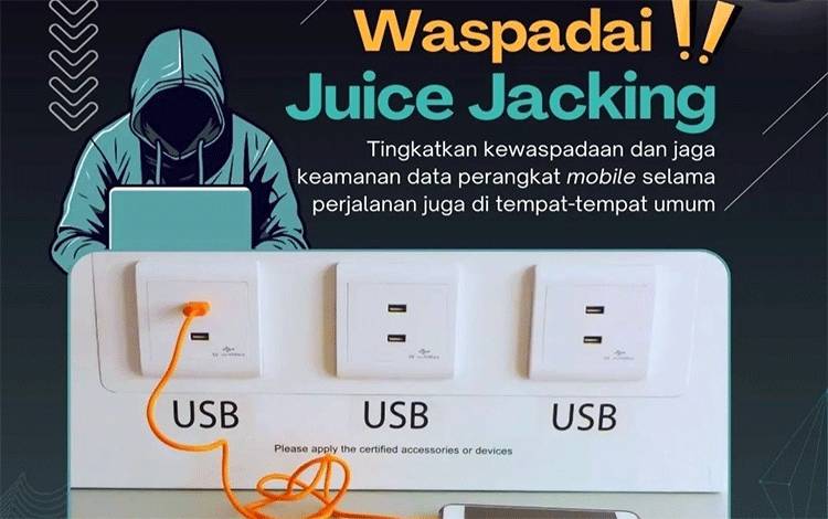 Diskominfo SP Palangka Raya Ingatkan Ancaman Juice Jacking