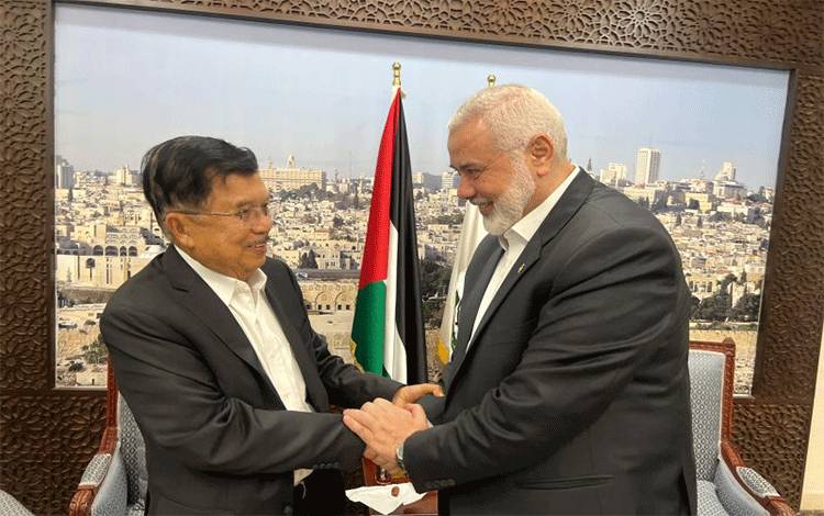 JK Bahas Kondisi Terkini Palestina Bersama Hamas