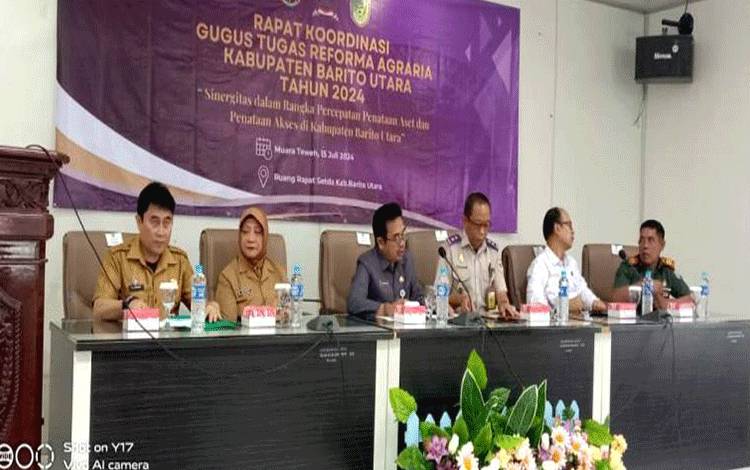 Pj Bupati Barut Sebut Pentingnya Implementasi Program Reforma Agraria di Tingkat Daerah