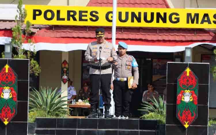 Kapolres Gunung Mas Imbau Masyarakat Patuhi Aturan Berlalu Lintas