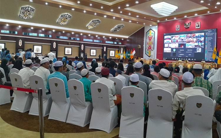 2.130 Anak Hadiri Peringatan Hari Anak Yatim Digelar Pemprov Kalteng