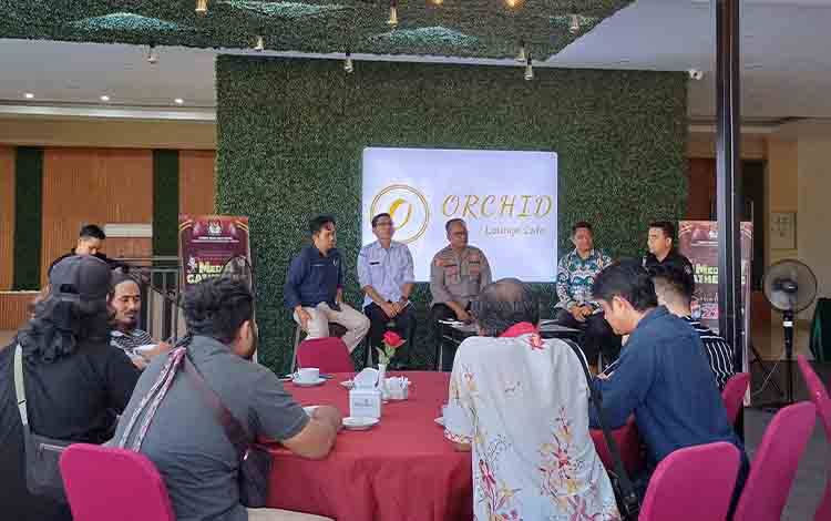 KPU Kotim Gelar Media Gathering Bersama Wartawan