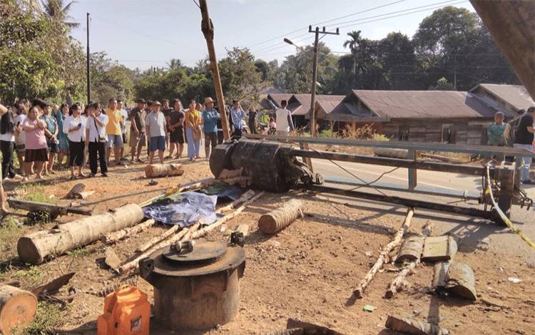 Kontraktor Diduga Tidak Terapkan K3 Dalam Kasus Tukang Tewas Tertimpa Alat Berat di Barito Timur
