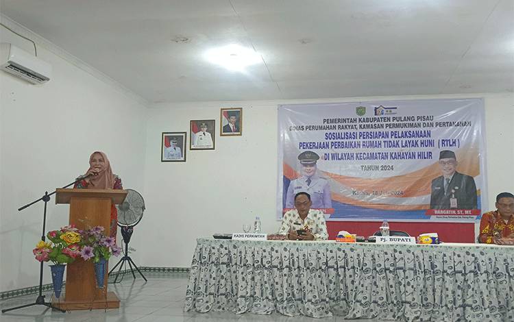 Pemkab Pulpis Perbaiki Rumah Tidak Layak Huni di Kahayan Hilir