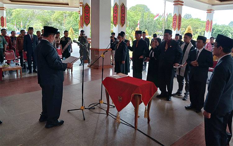 Pj Bupati Katingan Geser 11 Jabatan Kepala OPD, ini Mereka