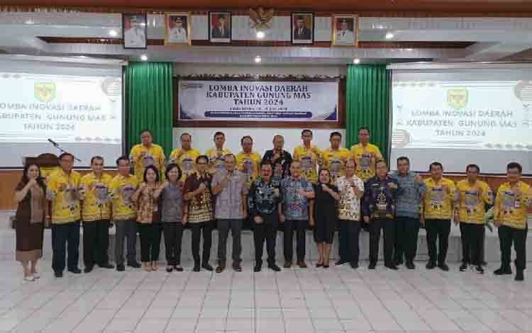 Belasan Inovator Ikut Penilaian Lomba Inovasi Daerah Gunung Mas 2024