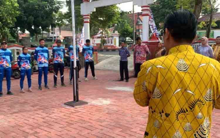 Dispora Kobar Lepas Atlet Ikuti Kejurnas di Yogyakarta dan Tarkam Kemenpora RI