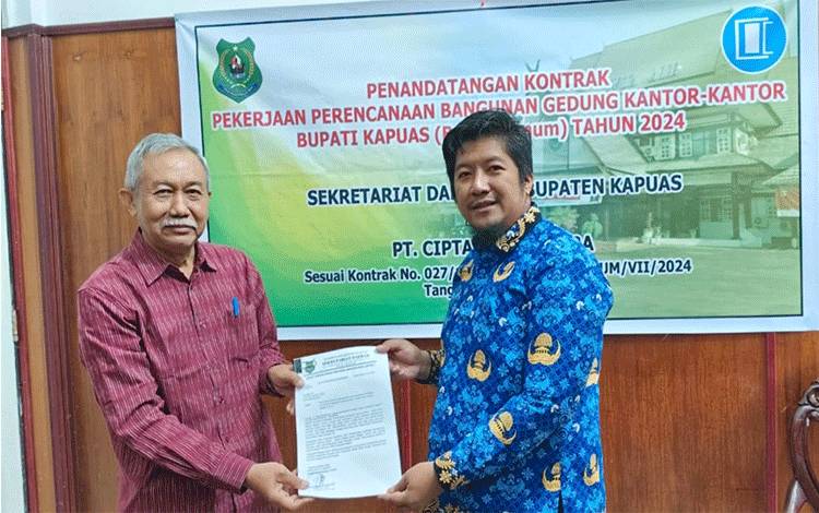 Kantor Bupati Kapuas Bakal Direnovasi