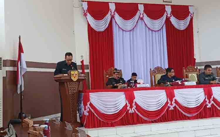 Banggar DPRD Gunung Mas Sampaikan Saran terkait Kebijakan Umum Perubahan Anggaran 2024