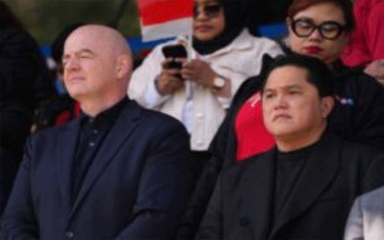 Erick Thohir Silaturahmi Dengan Presiden FIFA Jelang Olimpiade Paris