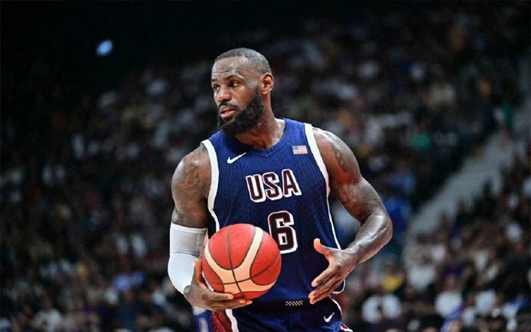 LeBron James Bawa AS Kalahkan Jerman Dalam Uji Coba Olimpiade Terakhir