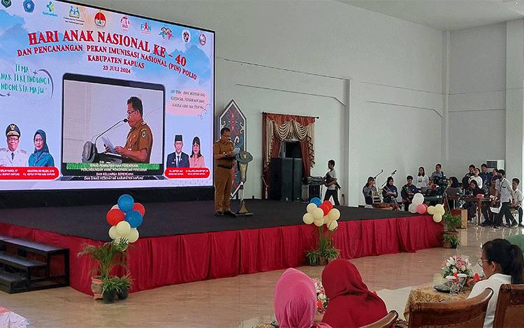 Peringatan Hari Anak Nasional ke 40, Pj Bupati Kapuas: Anak Adalah Aset Bangsa