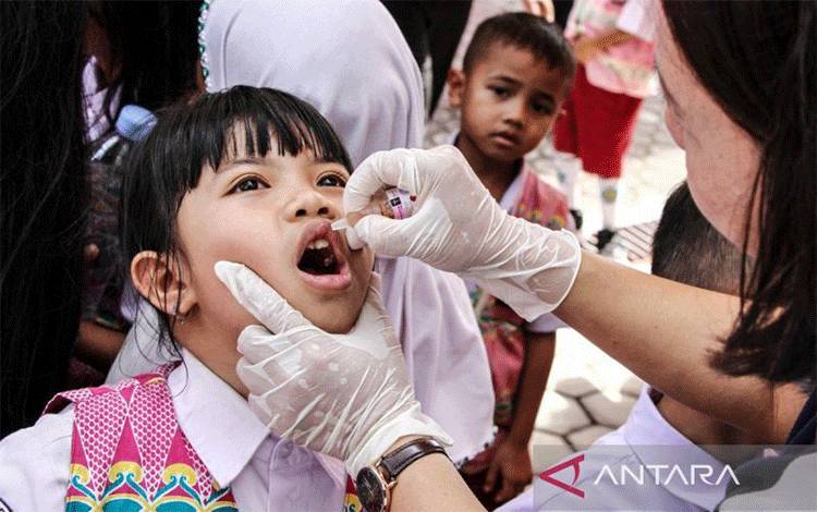 Kalteng Sasar 376.165 Anak Dalam PIN Polio 2024