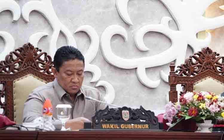 Wagub Kalteng;?RPJPD?Kalteng Masuk Tahap Final