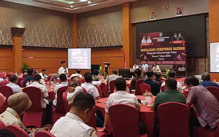Pemkab Kotim Sosialisasikan Peraturan Baru Pajak dan Retribusi