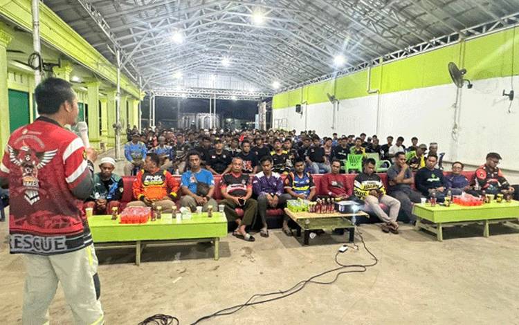 Puluhan Relawan di Barito Timur Ikut Peningkatan Skill Road Accident Rescue