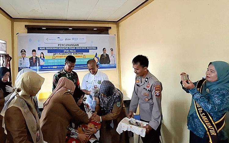 PIN Polio di Kecamatan Kapuas Hilir Sasar 1.240 Anak